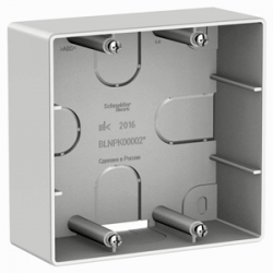 Коробка наружного монтажа для силовых розеток Белая Blanca BLNPK000021-1 Schneider Electric