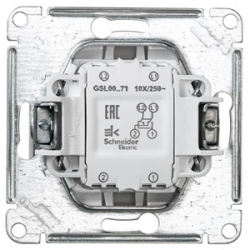 GSL000171 Переключатель перекрестный Белый - Glossa Schneider Electric