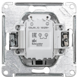 GSL000713 Выключатель с подсветкой Антрацит - Glossa Schneider Electric