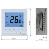 ATN000138 Термостат электронный для теплого пола в сборе с рамкой Белый - Atlas Design Schneider Electric