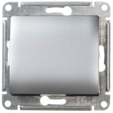 GSL000315 Выключатель кнопочный Алюминий - Glossa Schneider Electric